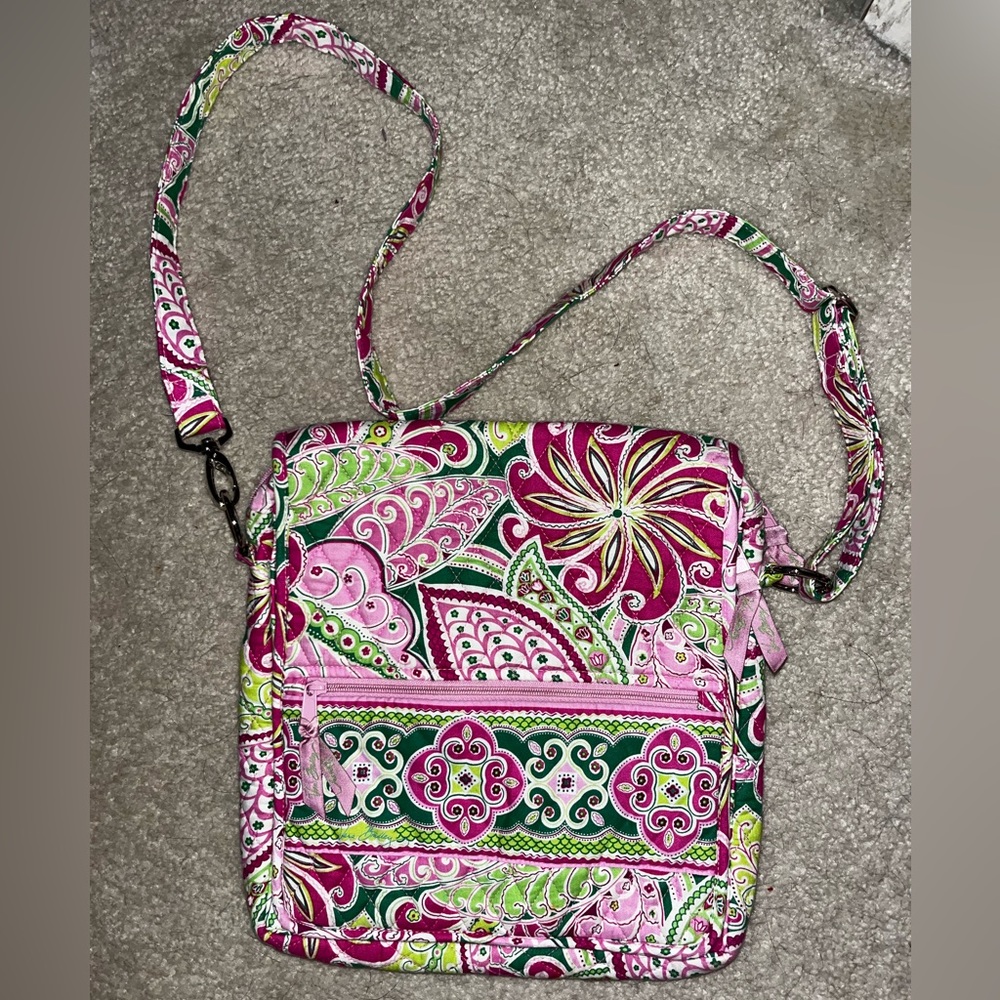 Vera Bradley Pink Pinwheel Shoulder Bag